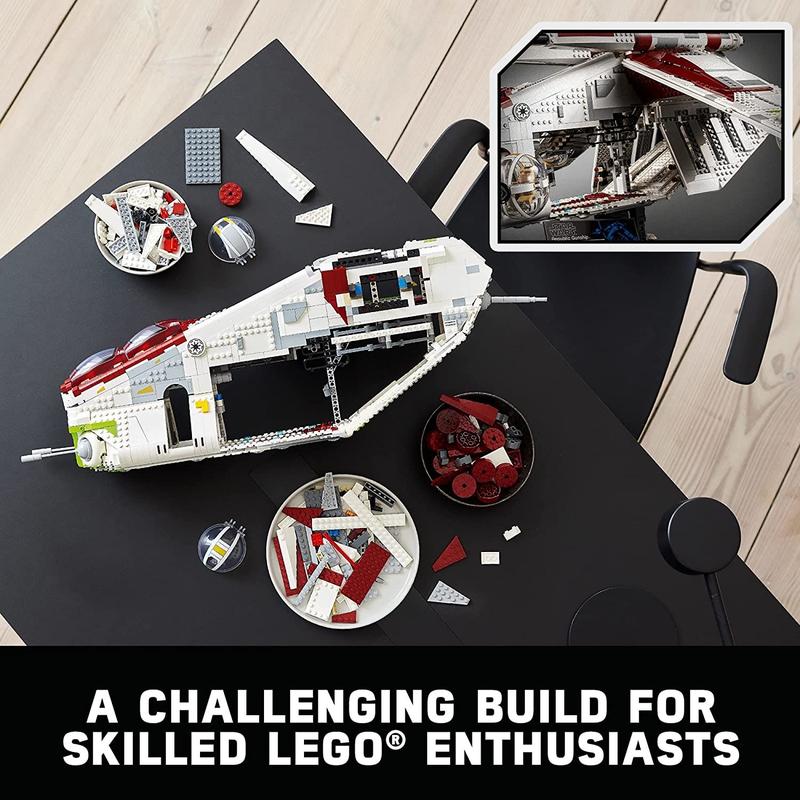 LEGO Star Wars - Republic Gunship 75309 - Brinquedos de
